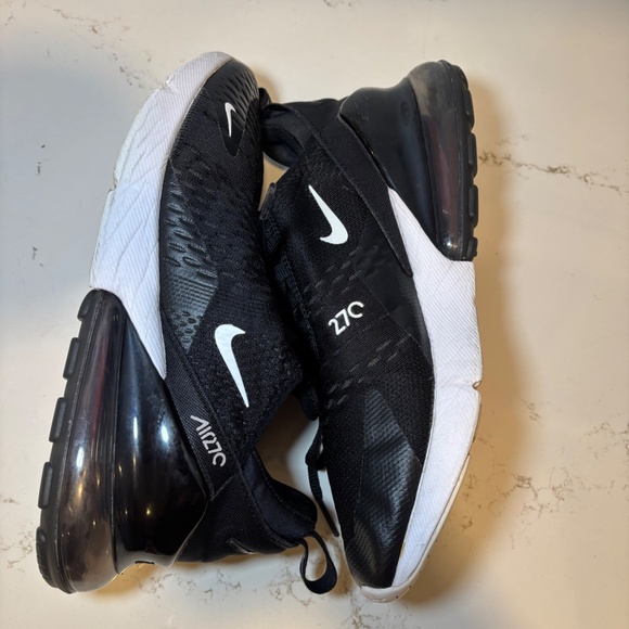 Nike Air Max 270 Black White Anthracite Mens Running Shoes AH8050 002 Sz 7.5 - Picture 9 of 11